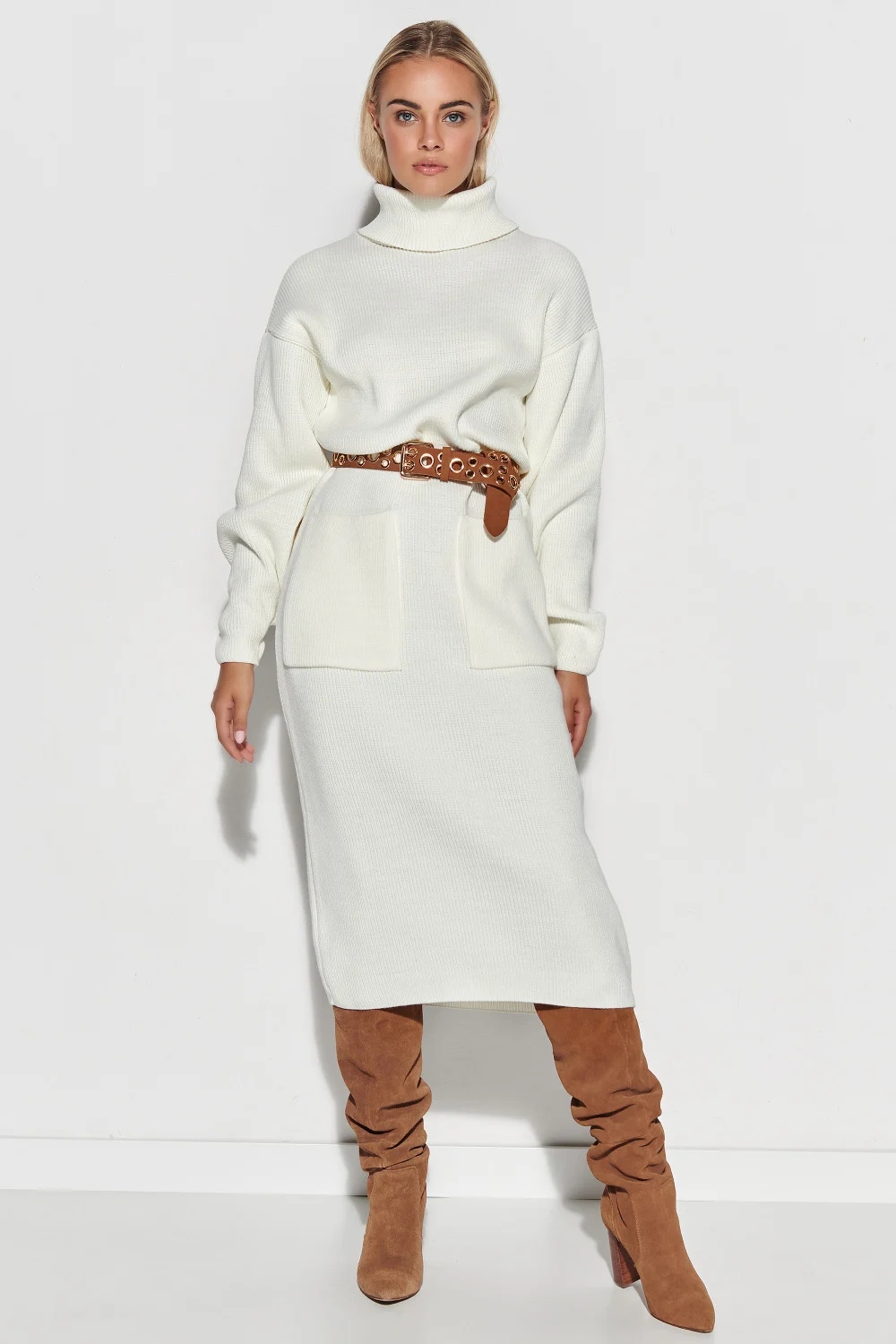Robe de jour beige