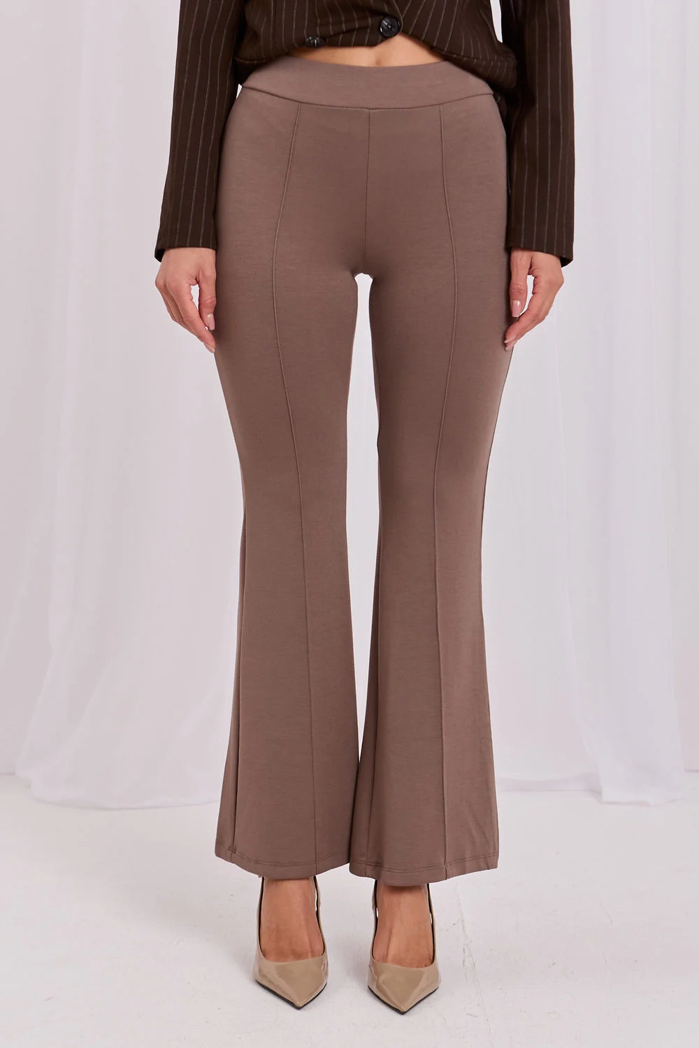 Rue Paris Jogging large brun