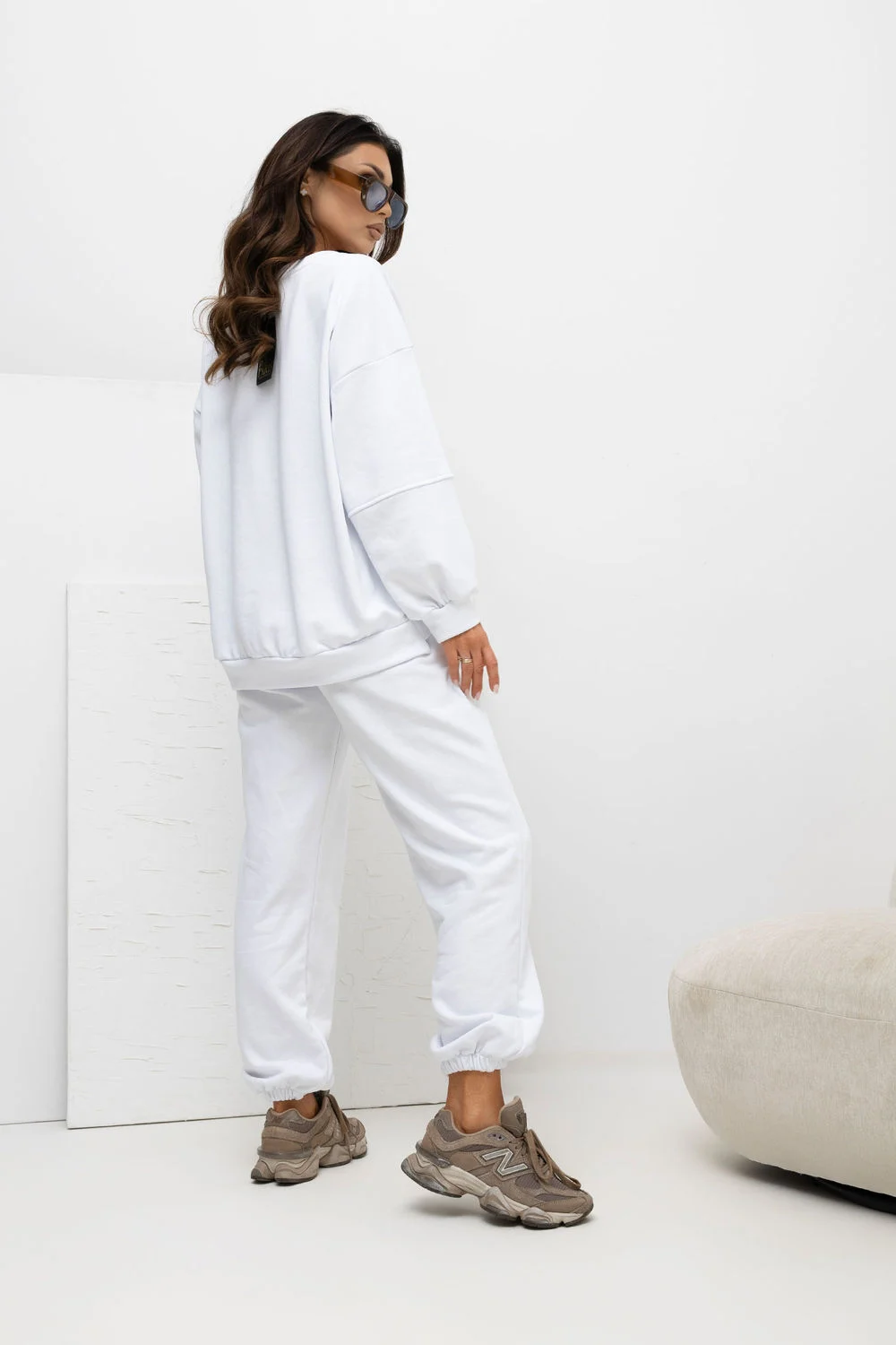 Rue Paris Ensemble sweat blanc