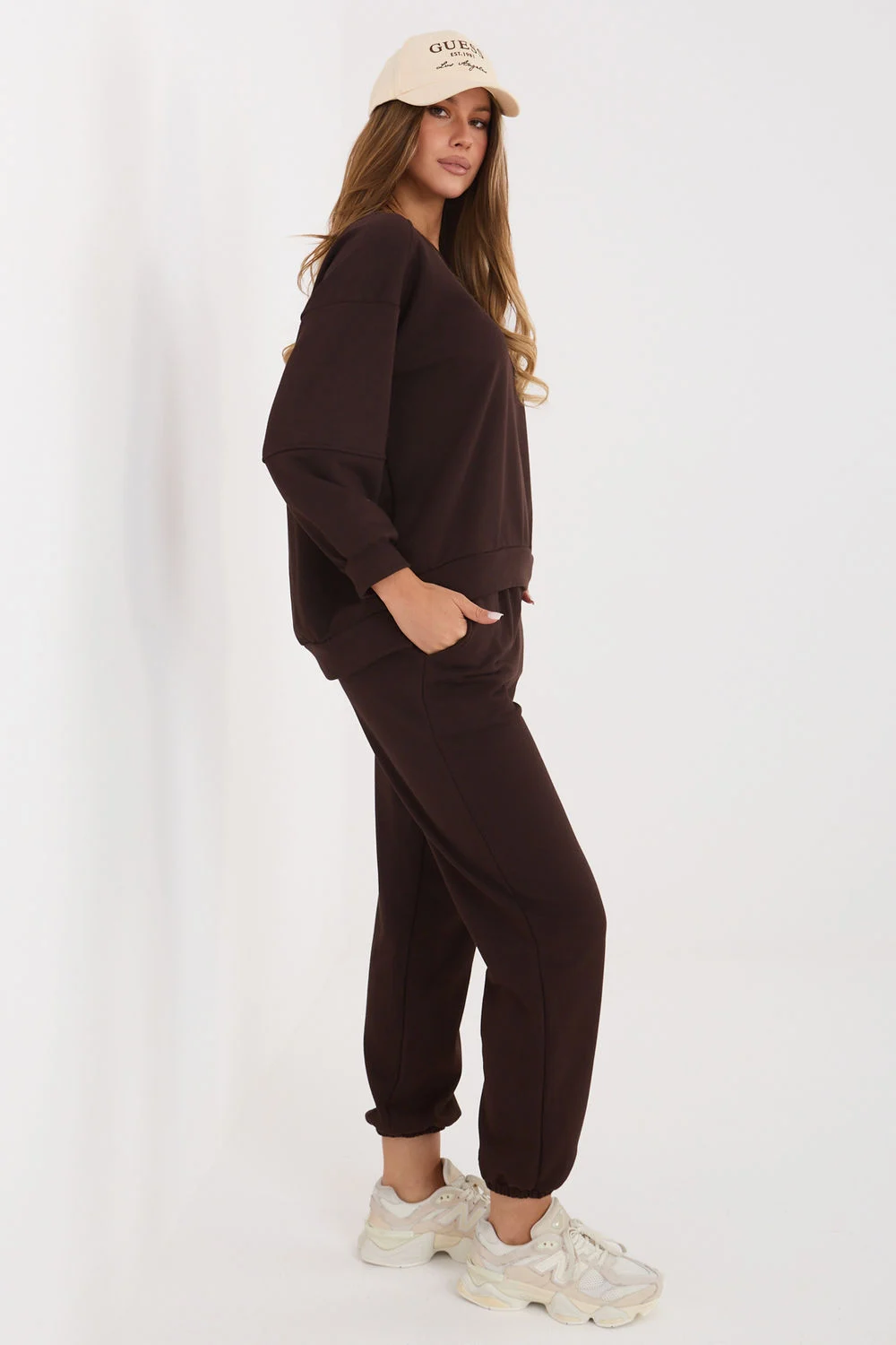 Rue Paris Ensemble sweat brun