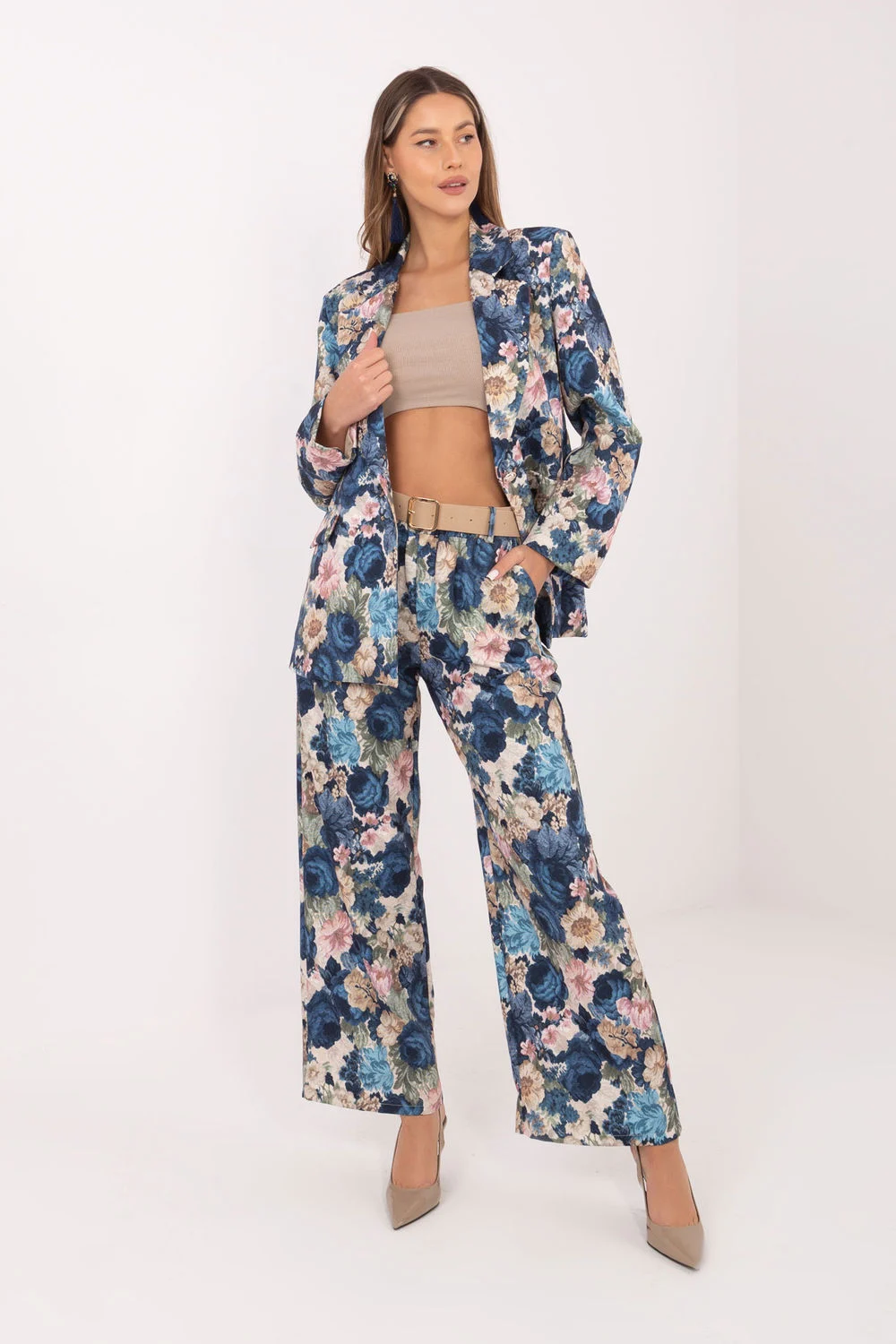 Pantalon large bleu – Image 2