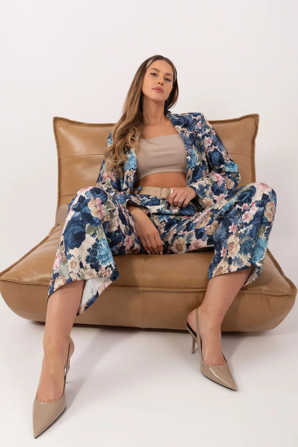 Pantalon large bleu – Image 4