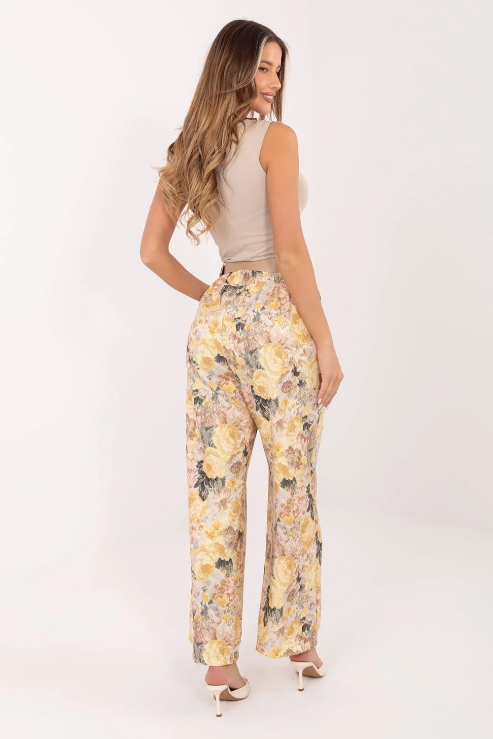 Pantalon large jaune – Image 2