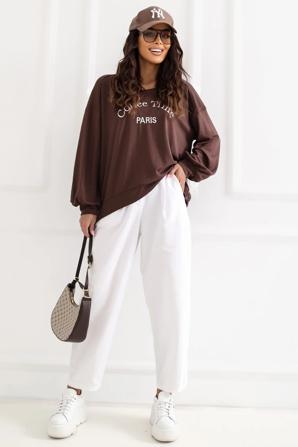 Sweatshirt brun