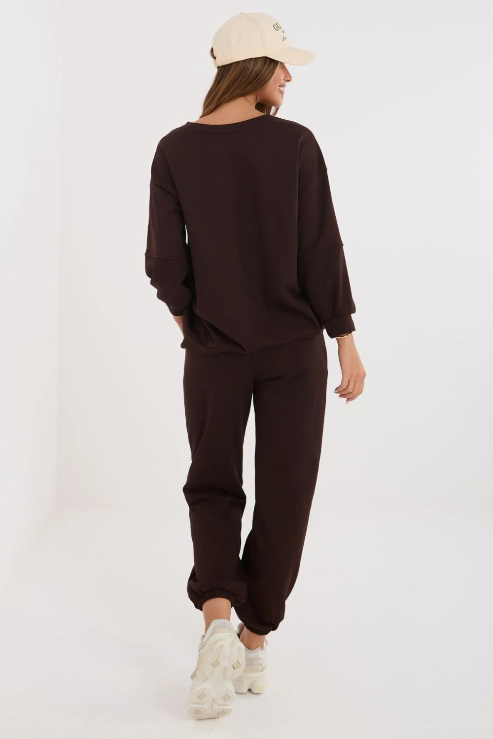 Rue Paris Ensemble sweat brun