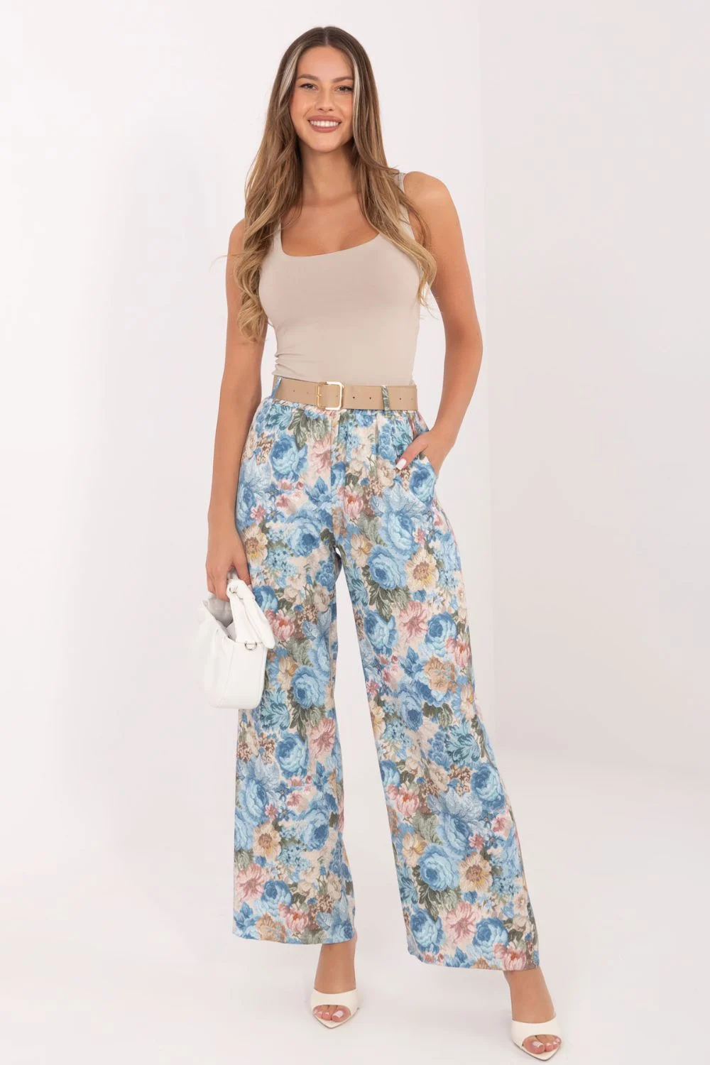 Pantalon large bleu – Image 2
