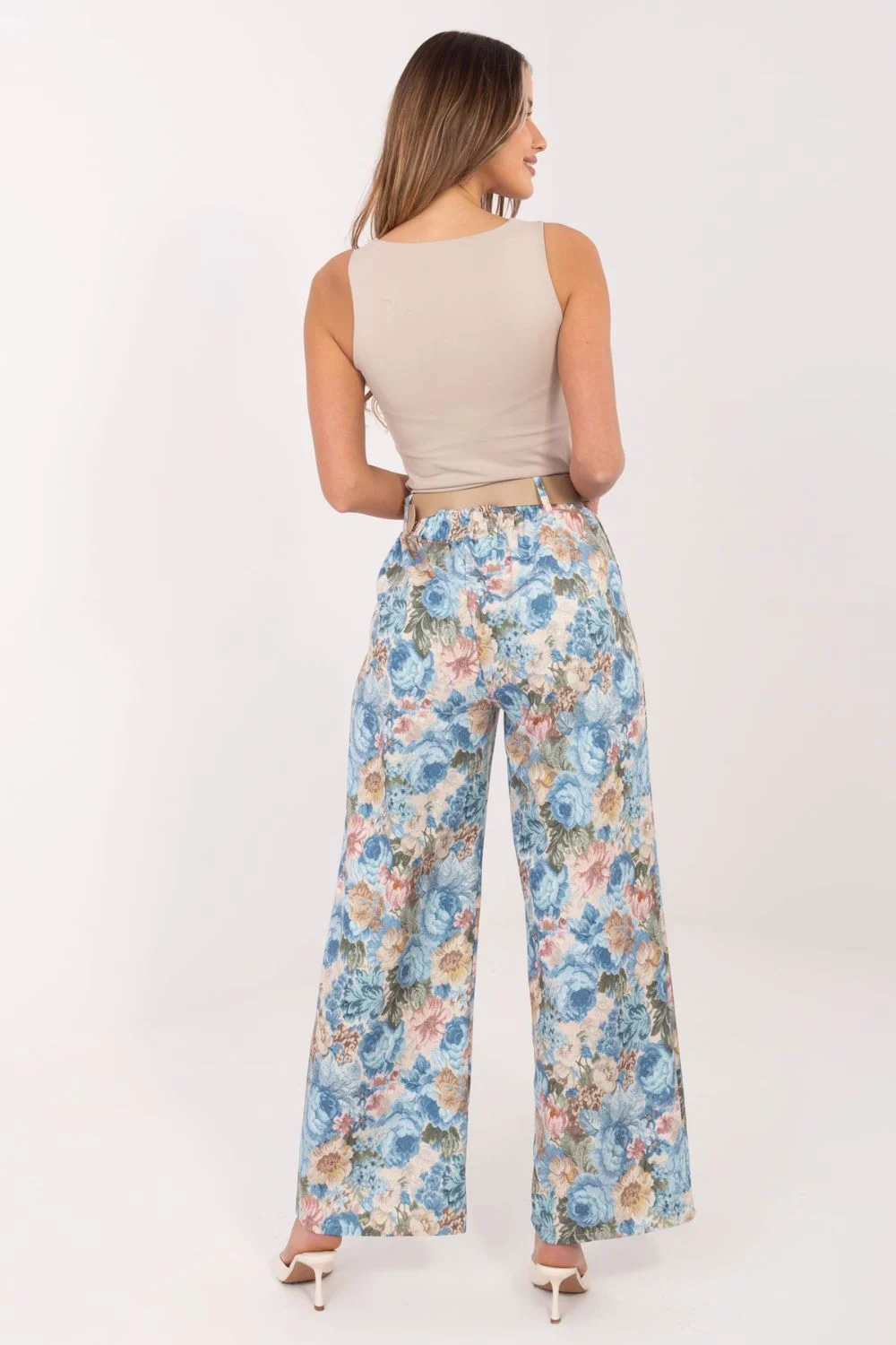 Pantalon large bleu – Image 4
