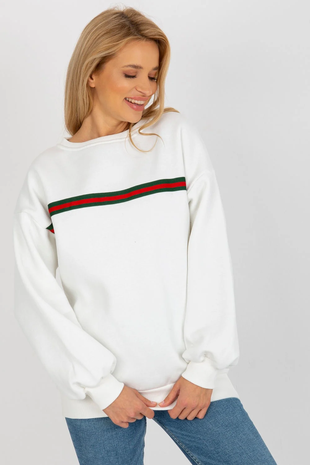 Sweatshirt beige en coton