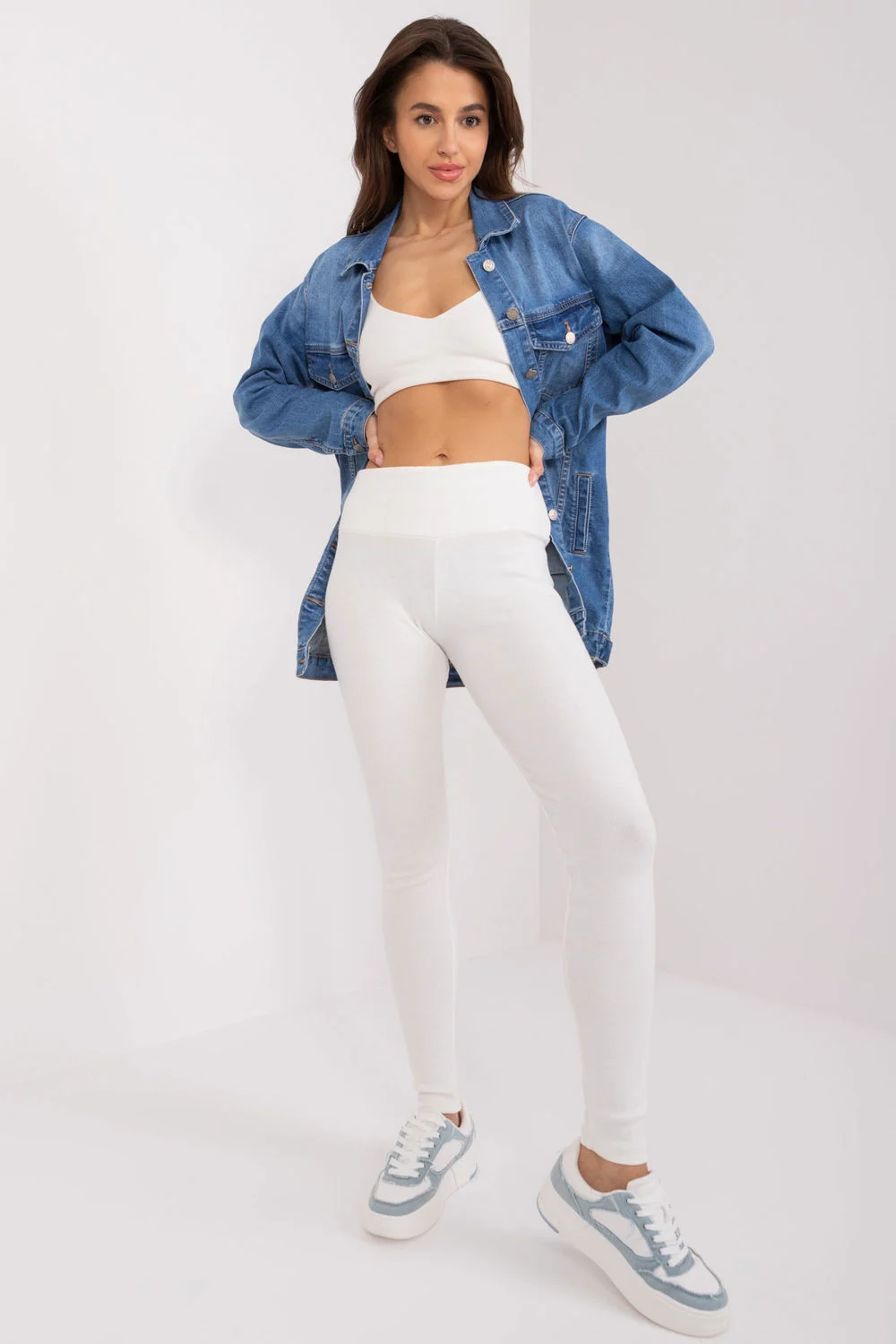 Legging long beige