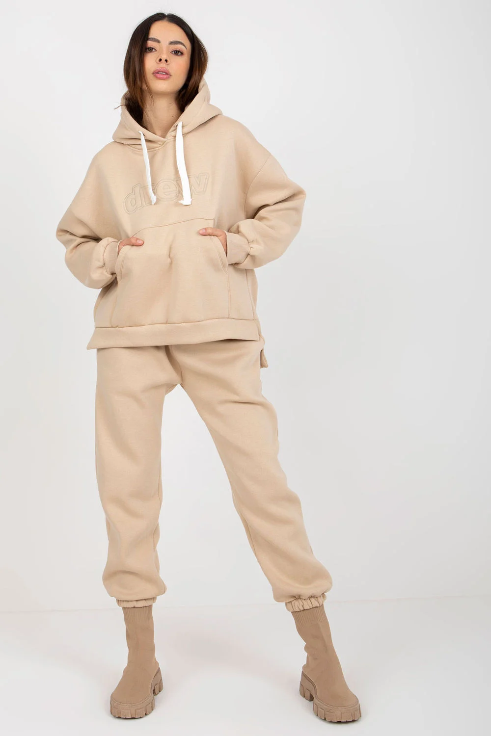 Ex Moda Ensemble sweat beige