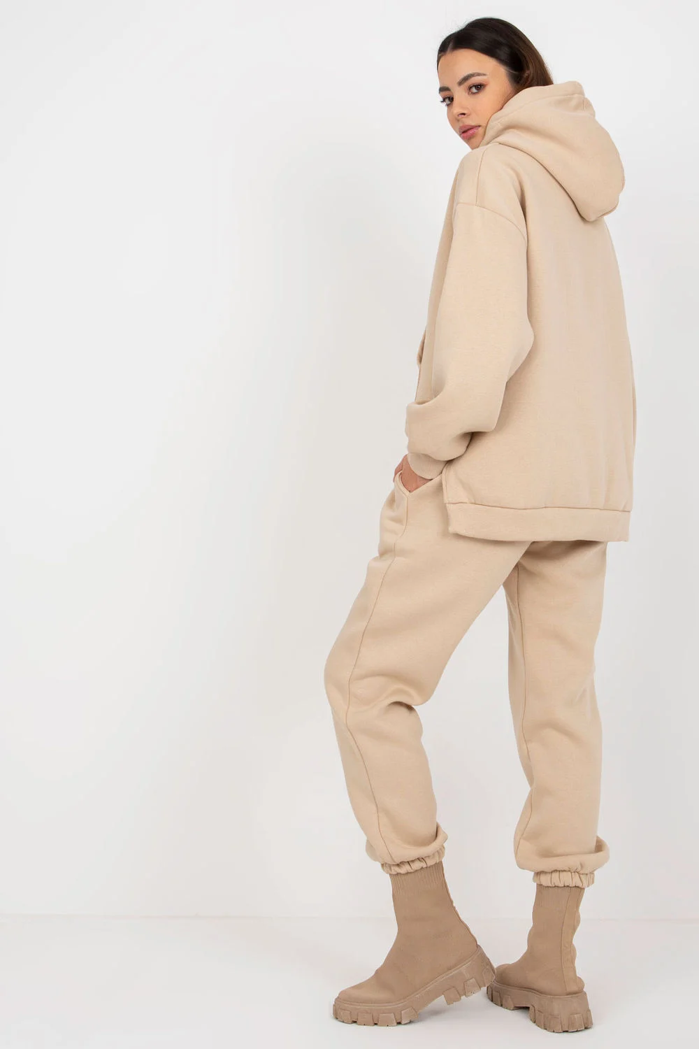 Ex Moda Ensemble sweat beige