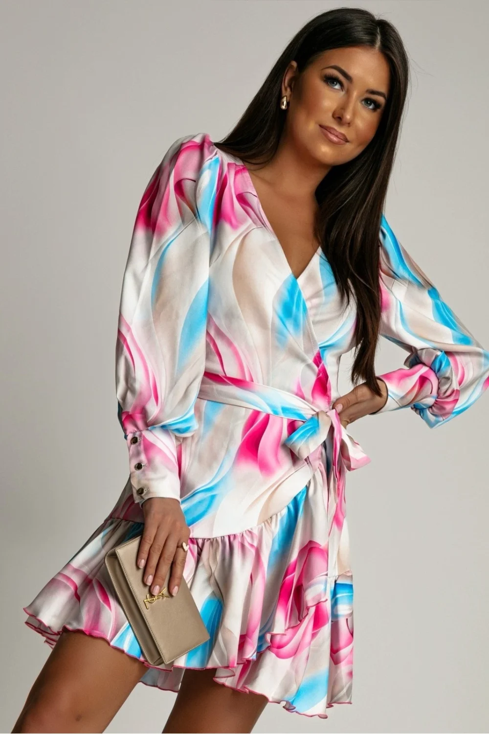 LaBalancia Robe courte multicouleur