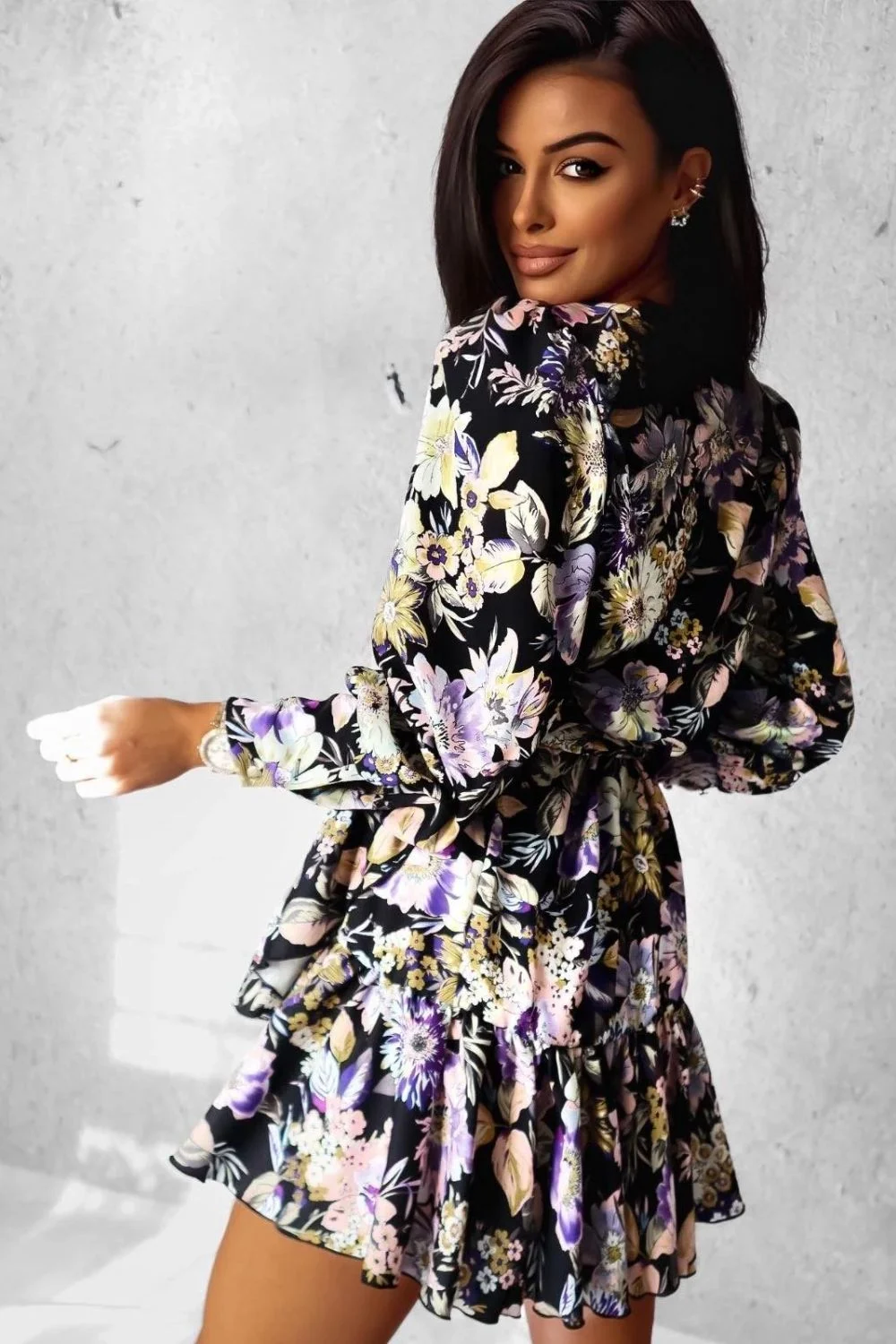 LaBalancia Robe courte multicouleur