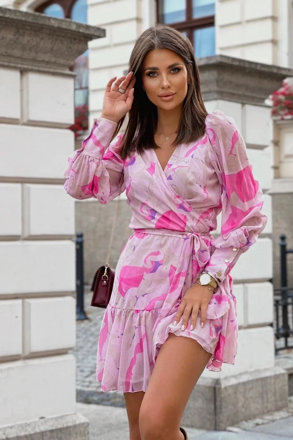 LaBalancia Robe courte multicouleur