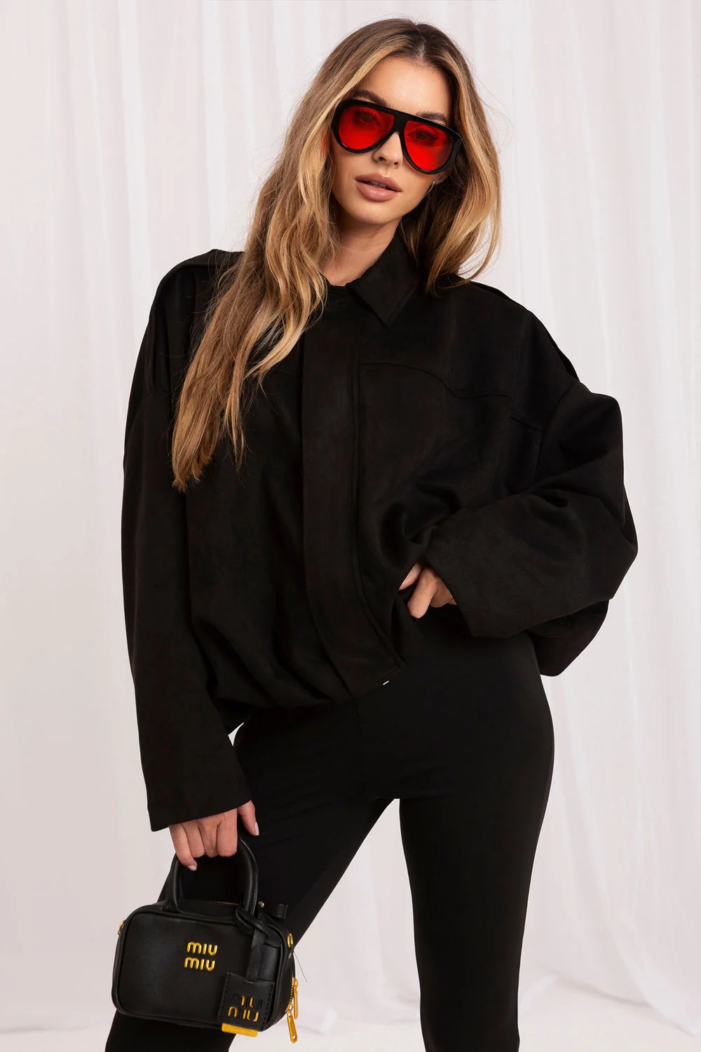 Veste bomber noire