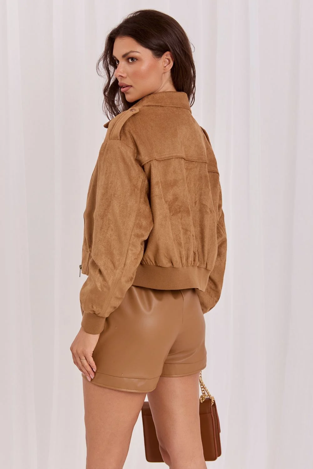 Veste bomber brune – Image 3
