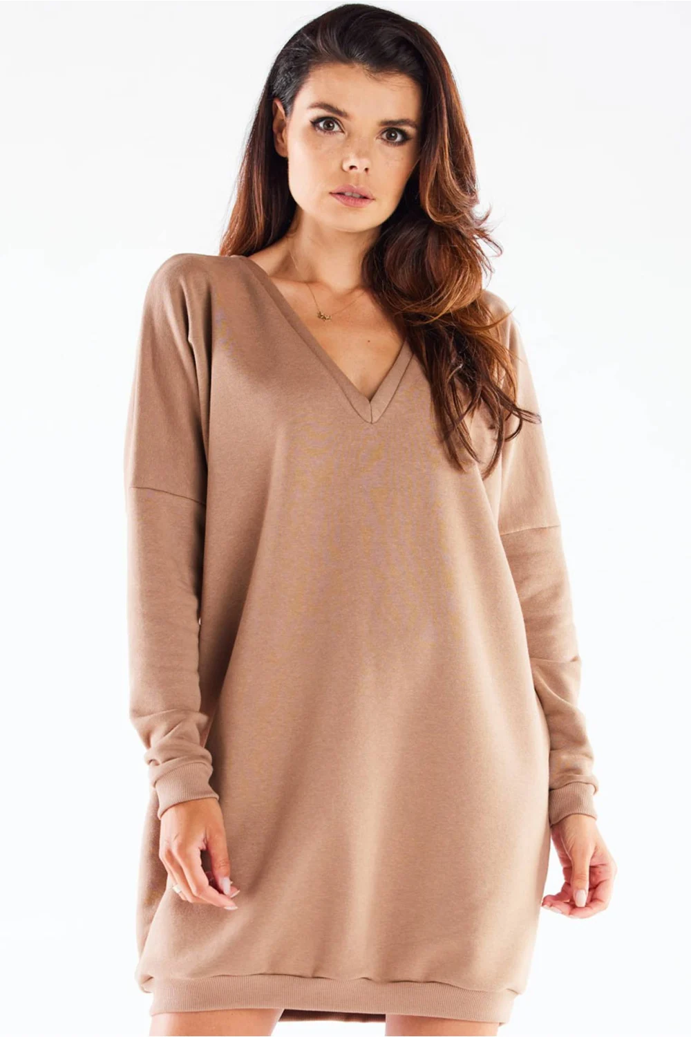 Robe de jour beige