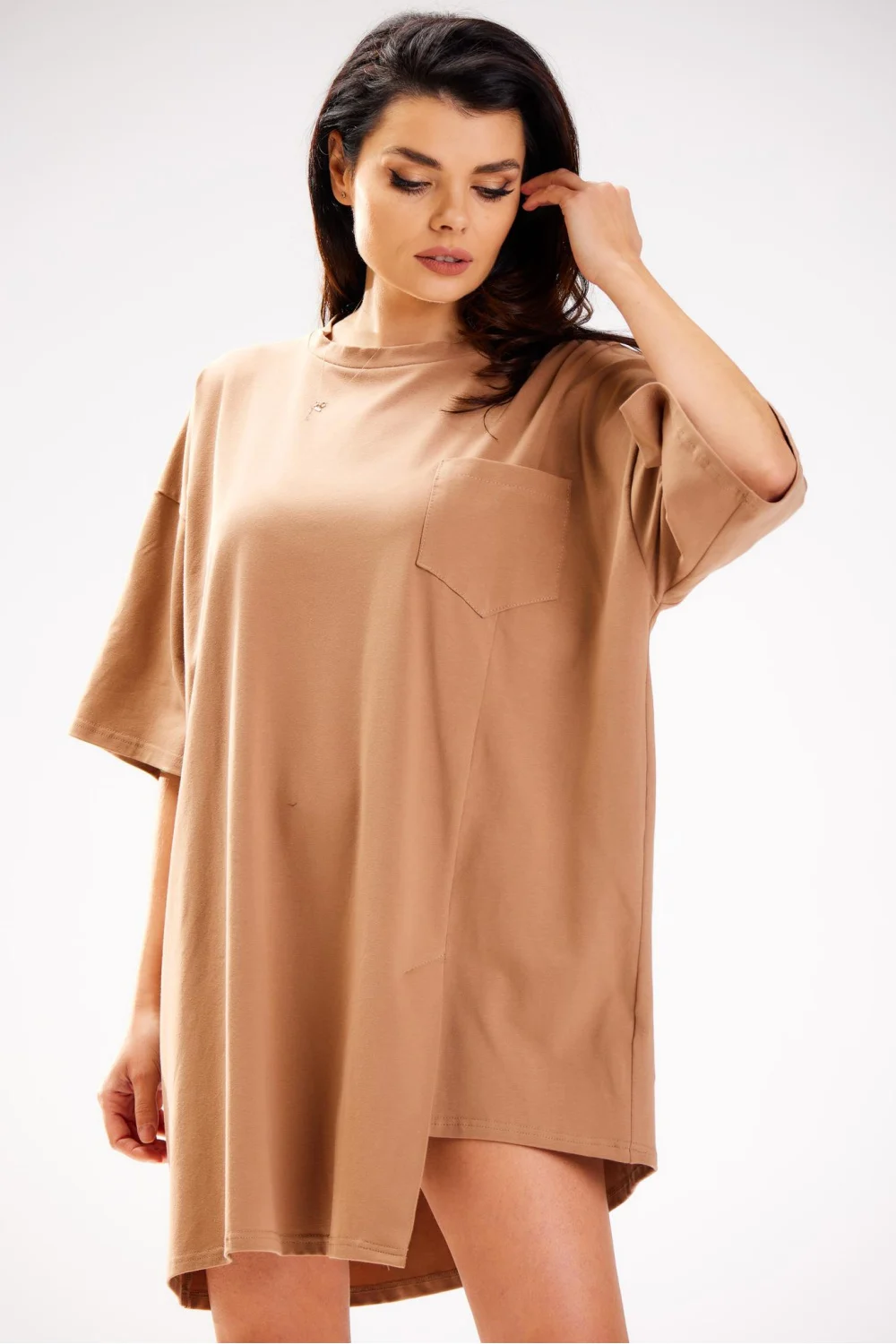 Robe de jour beige