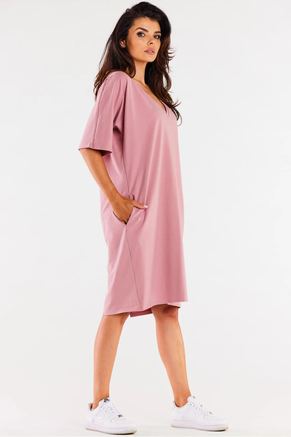 Robe oversize rose – Image 2