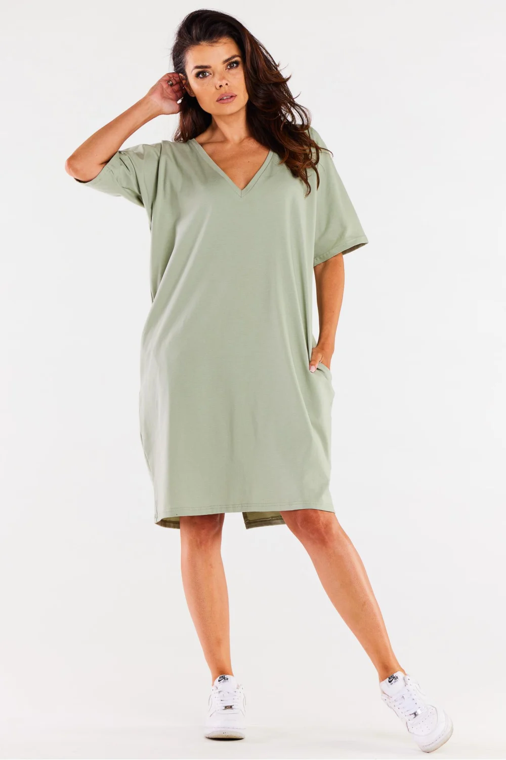 Robe de jour verte