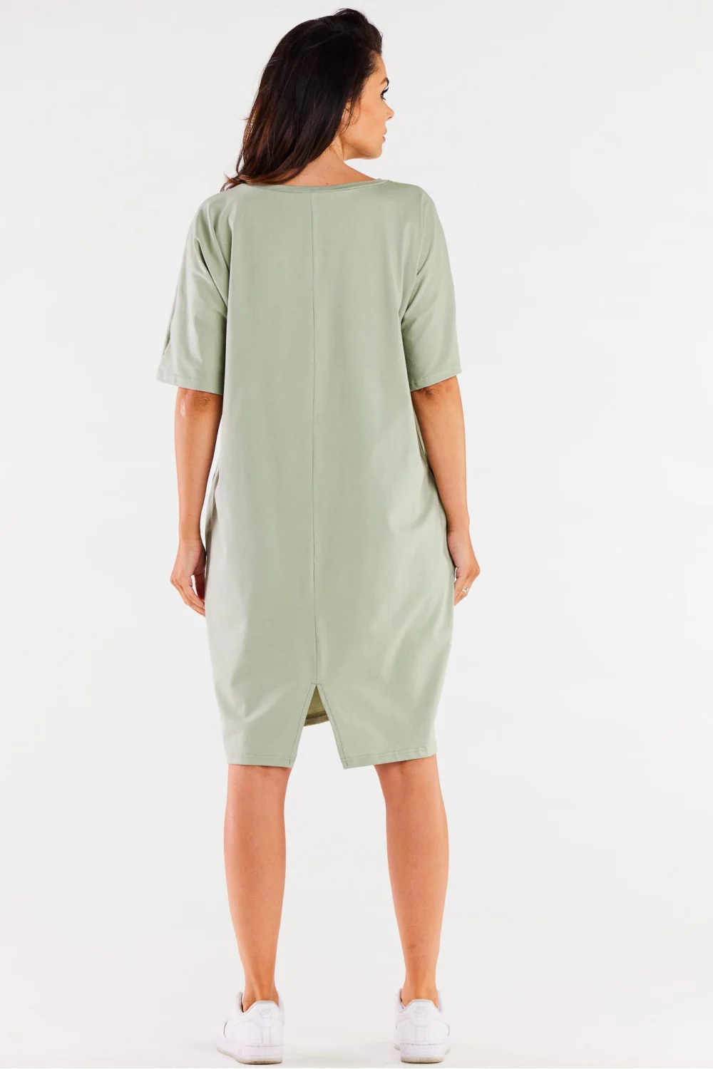 Robe oversize verte – Image 3