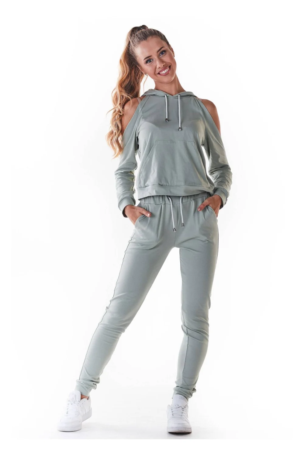 Sweatshirt vert – Image 2