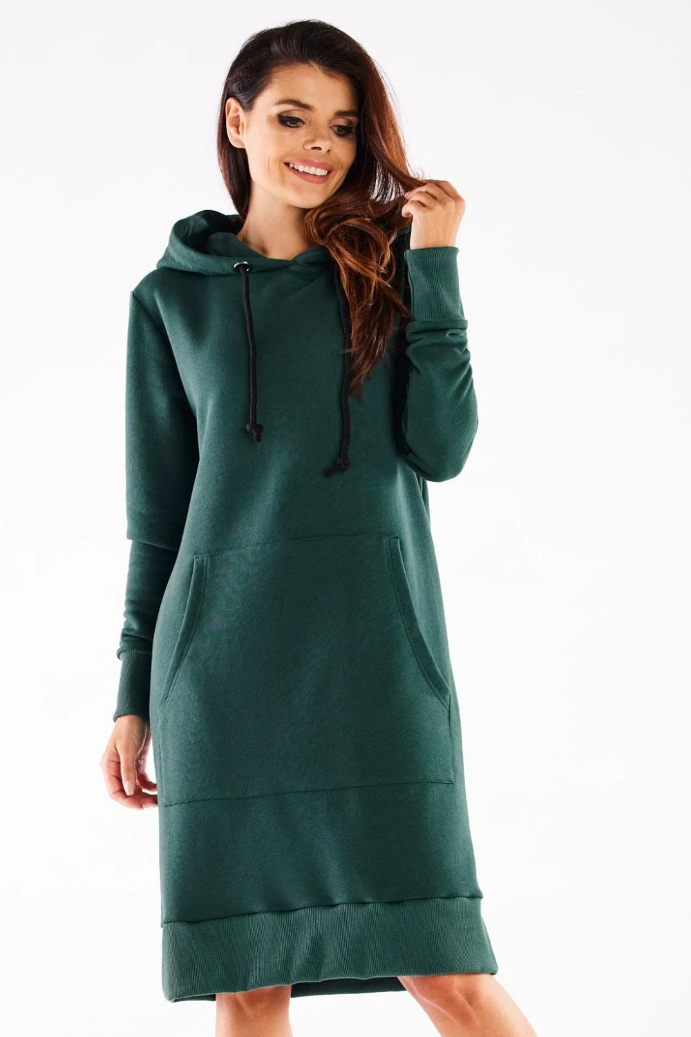 Robe verte à manches longues – Image 3