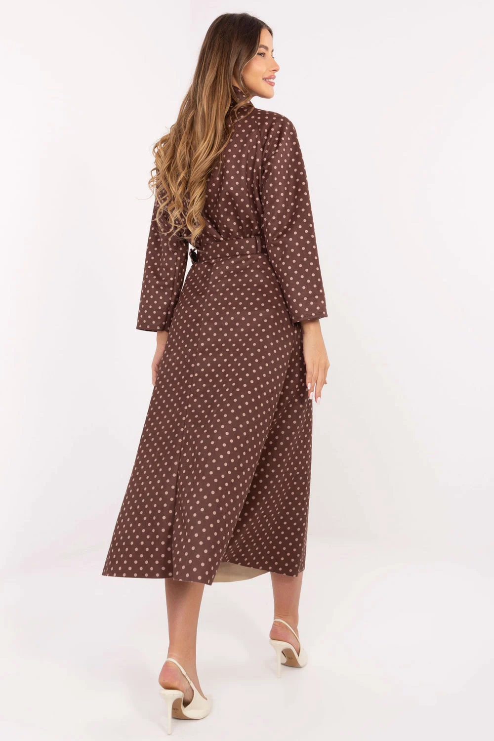 Jupe midi brune – Image 3