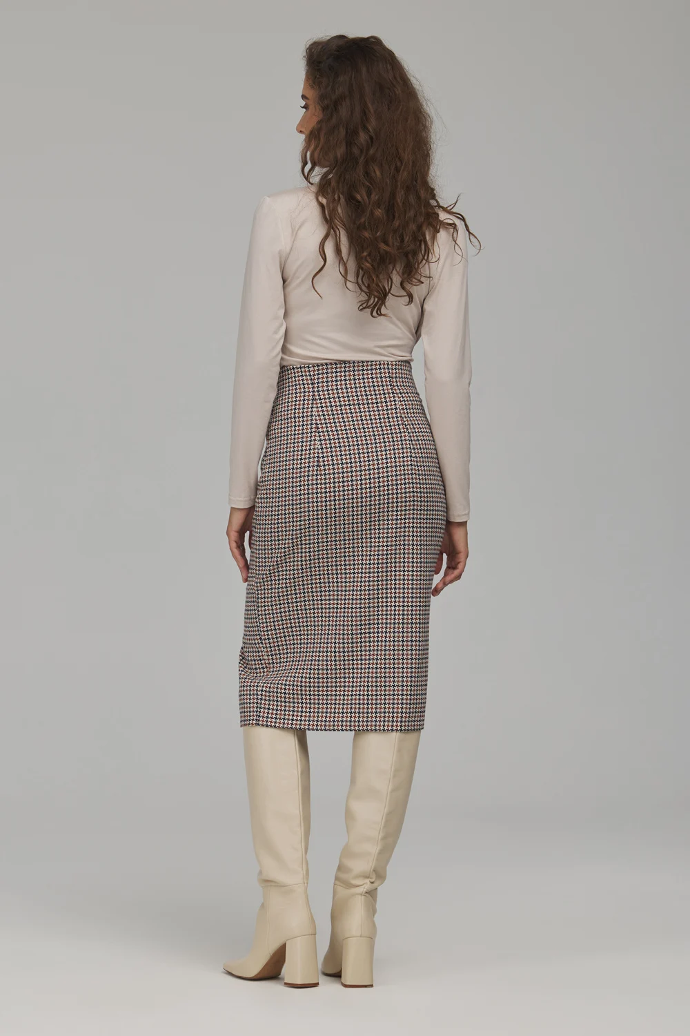 Jupe midi multicouleur – Image 3