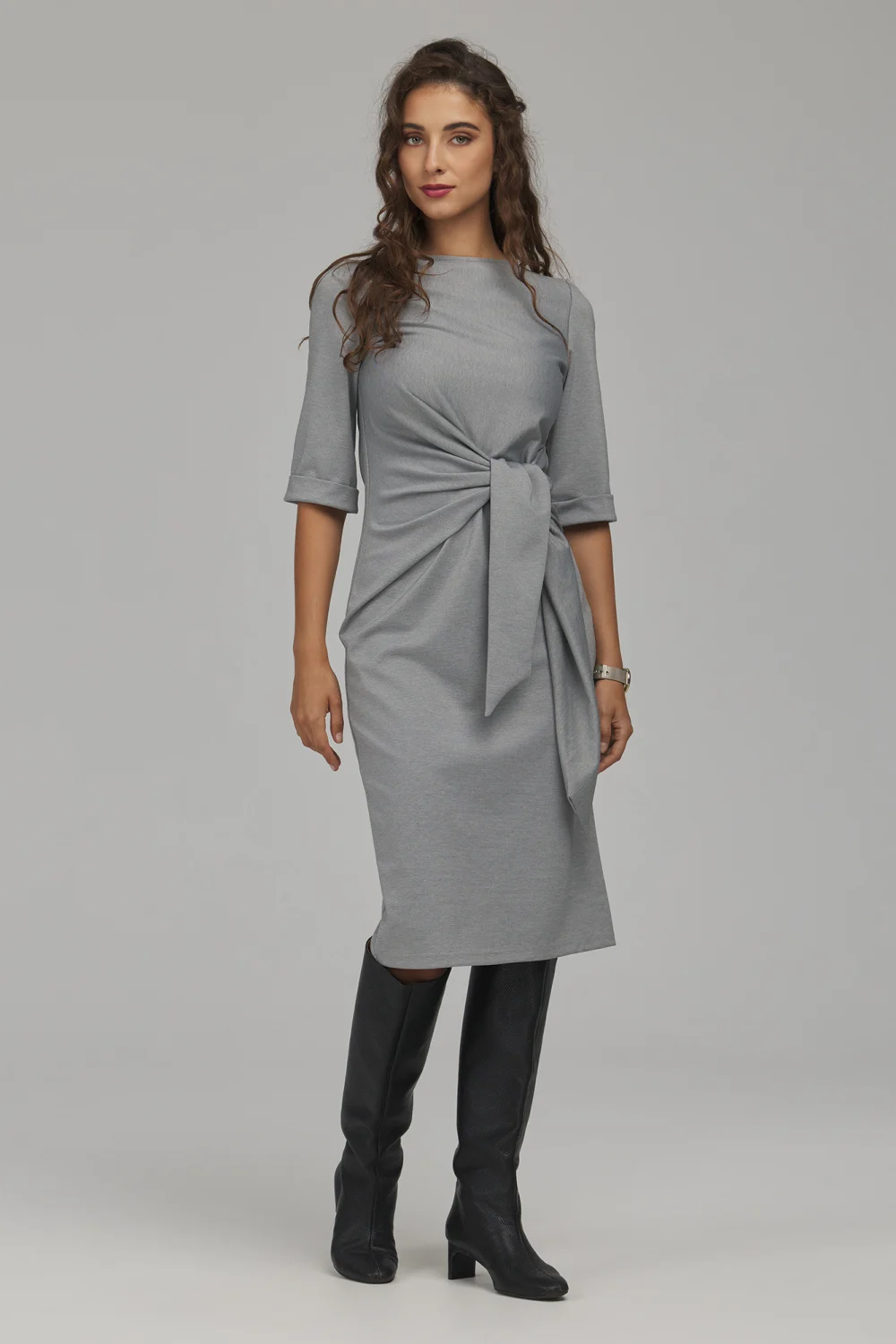 Robe casual grise – Image 2
