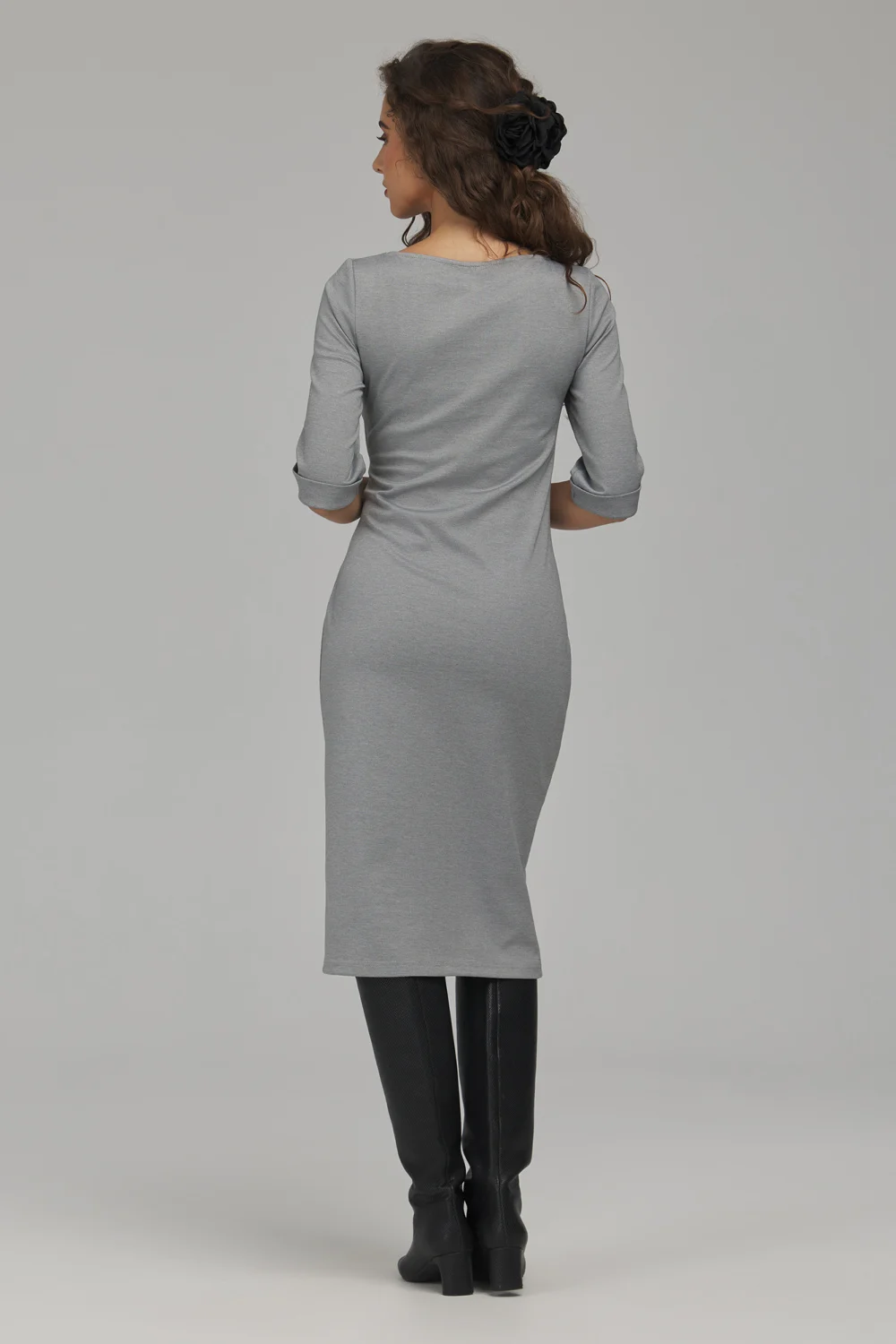 Robe casual grise – Image 3