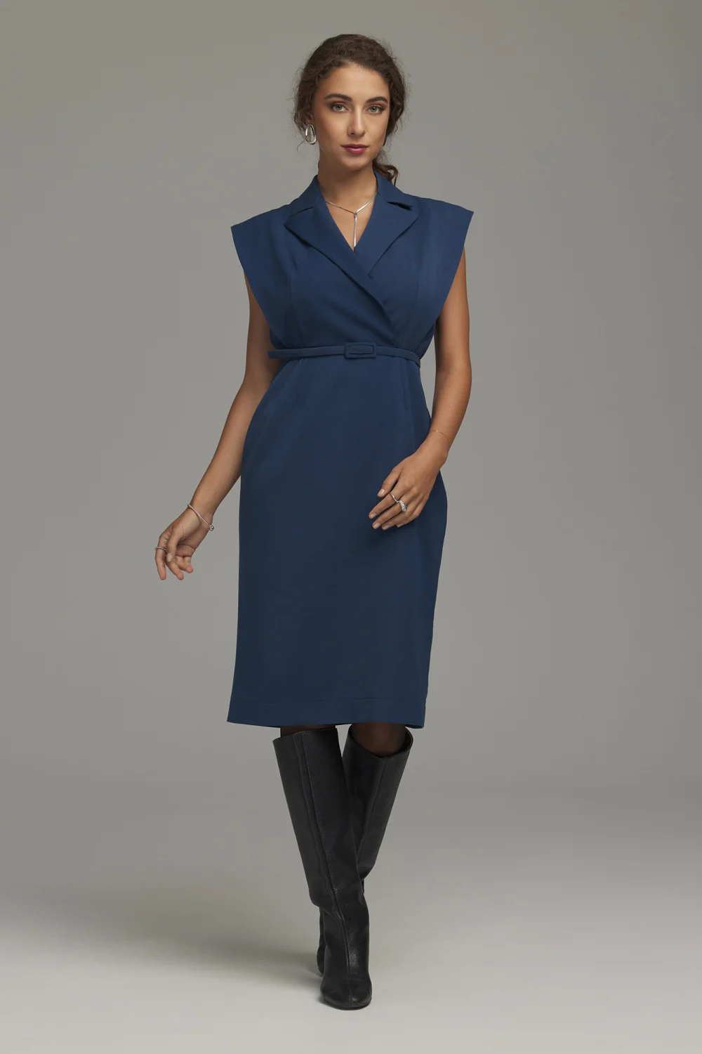 Robe casual bleue marine – Image 2