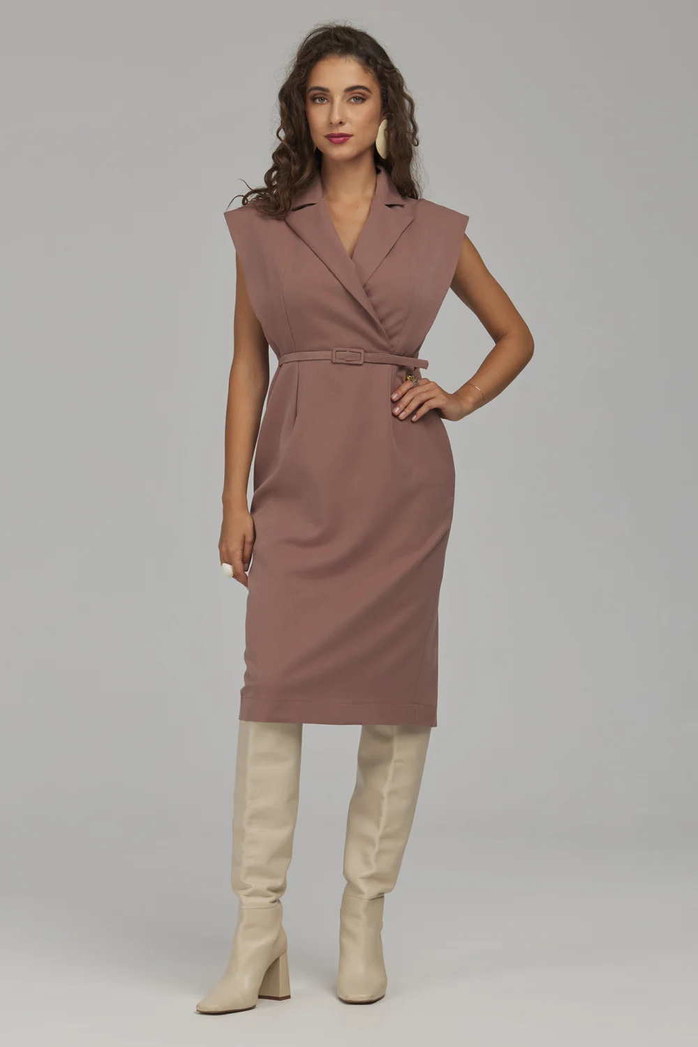 Robe casual brune – Image 2