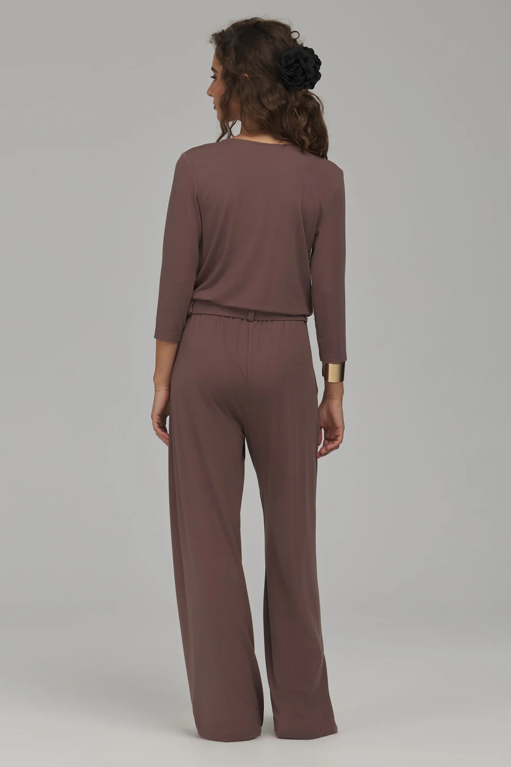 Combinaison croisée brune – Image 3