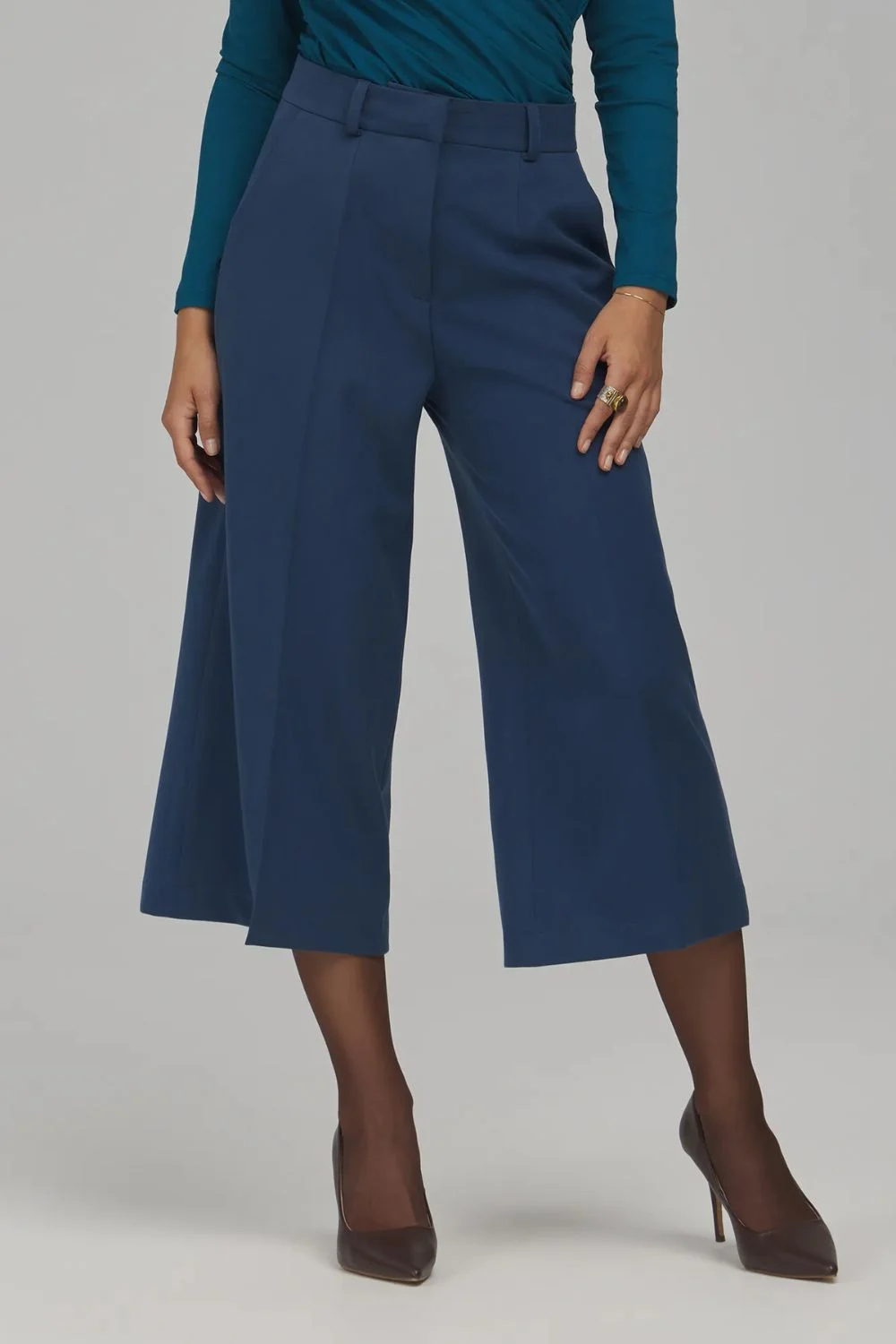 Pantalon large bleu marine – Image 4