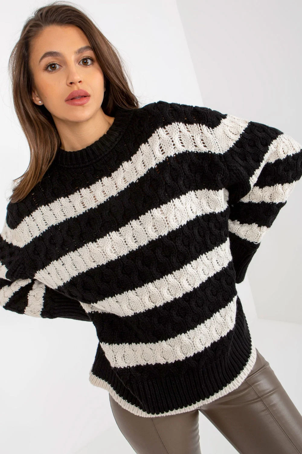Chandail oversize noir