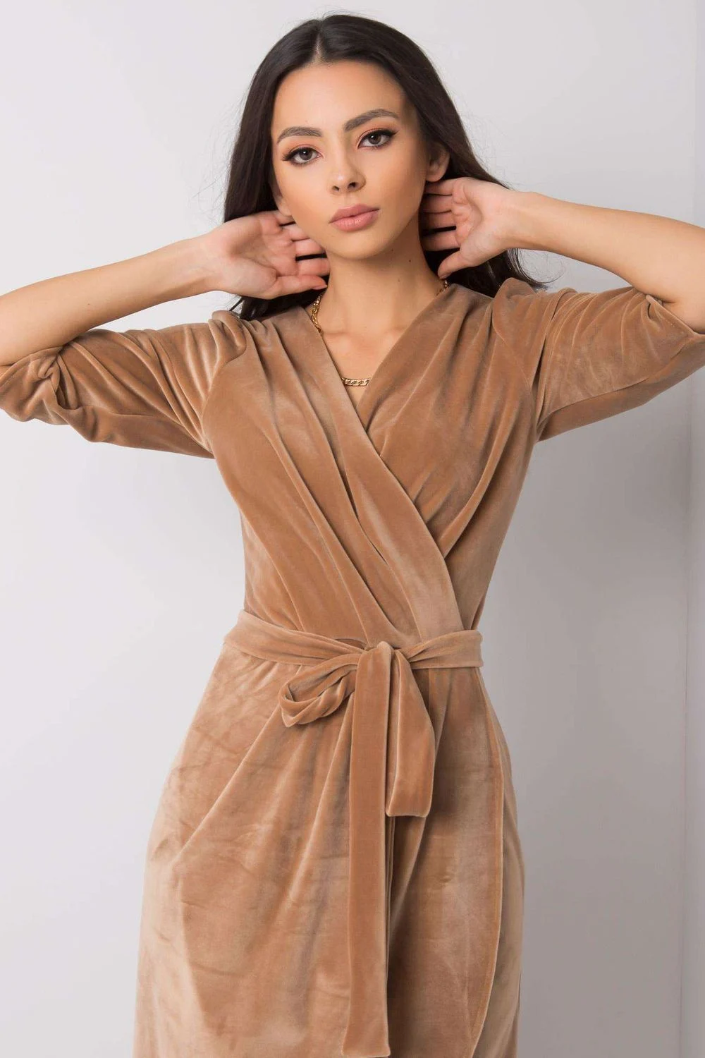 Robe de jour beige