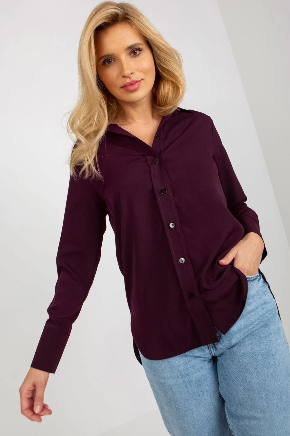 Lakerta Chemise manche longue violette