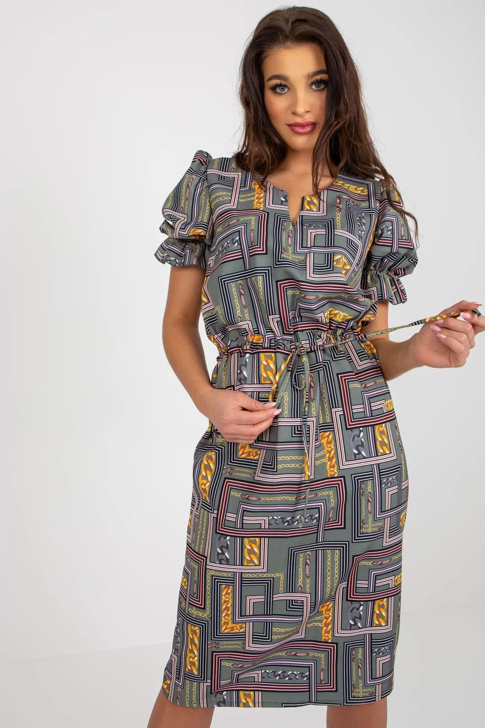 Robe de jour verte