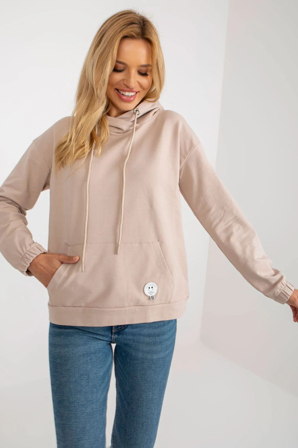 Sweatshirt beige – Image 2