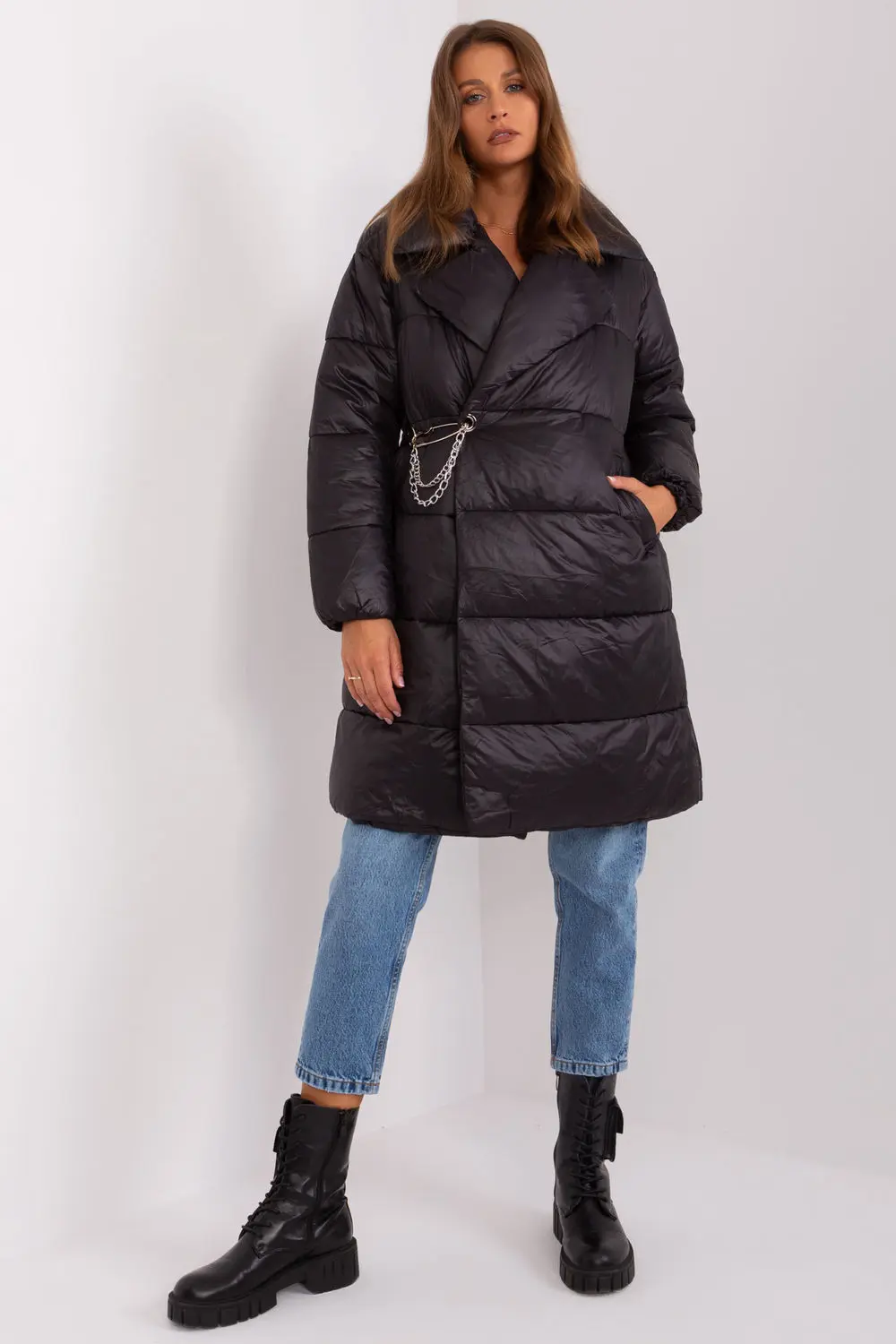 Veste matelassé noire