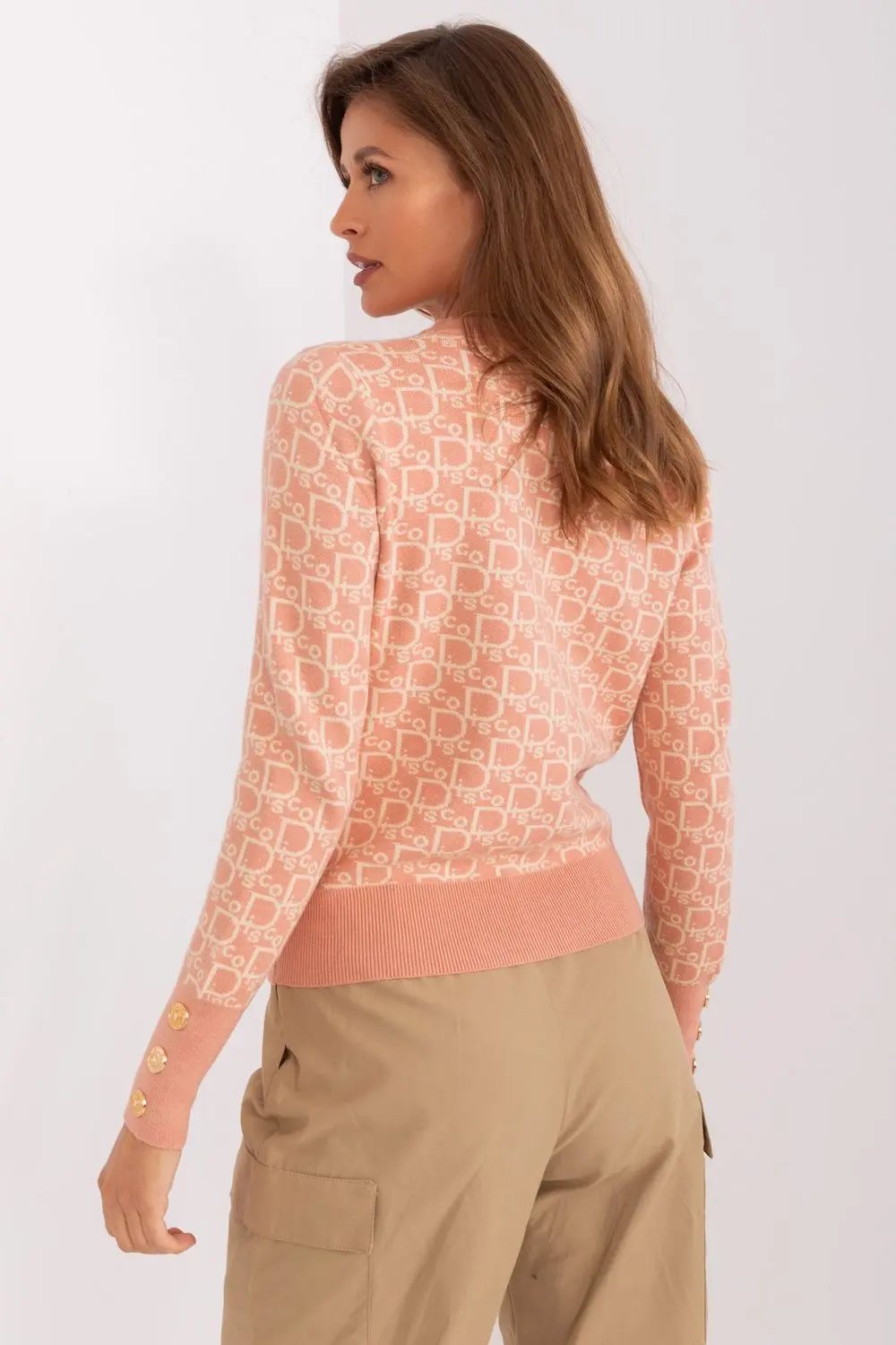 Chandail rose imprimé – Image 3