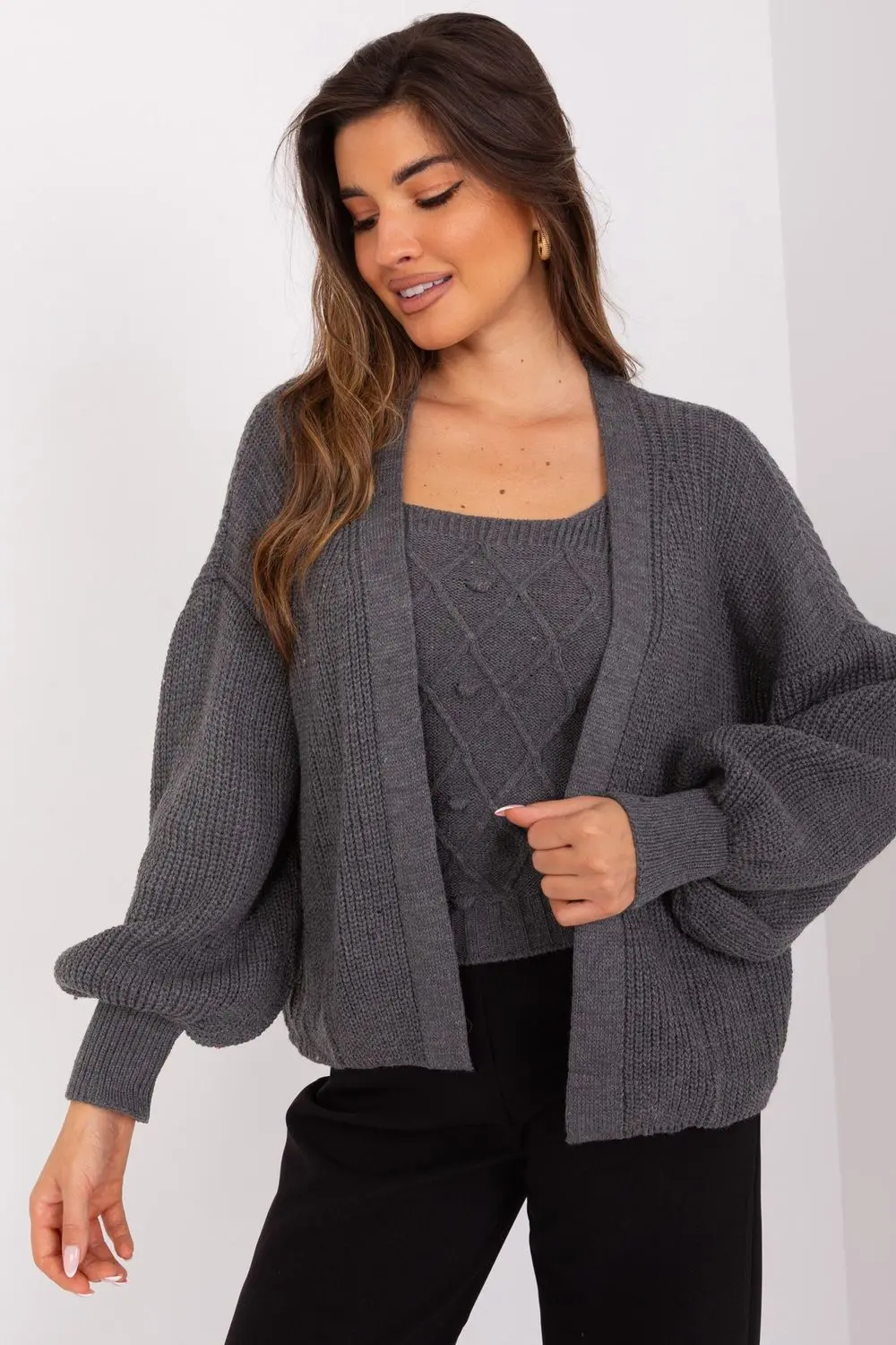 Cardigan gris