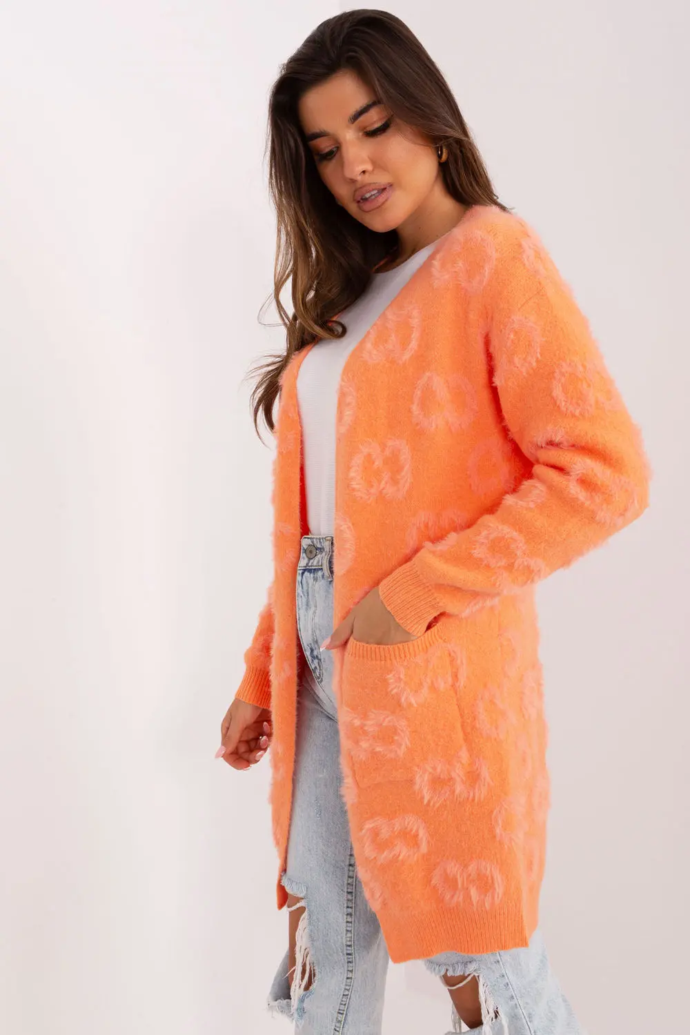 Cardigan orange – Image 2