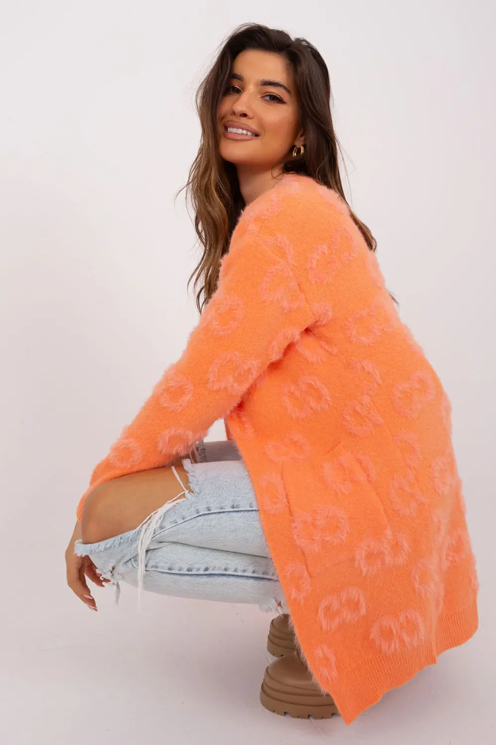 Cardigan orange – Image 3