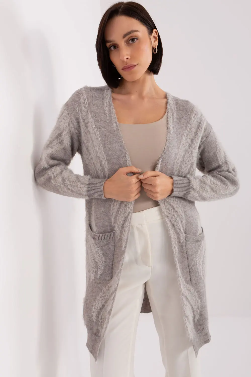 Cardigan gris