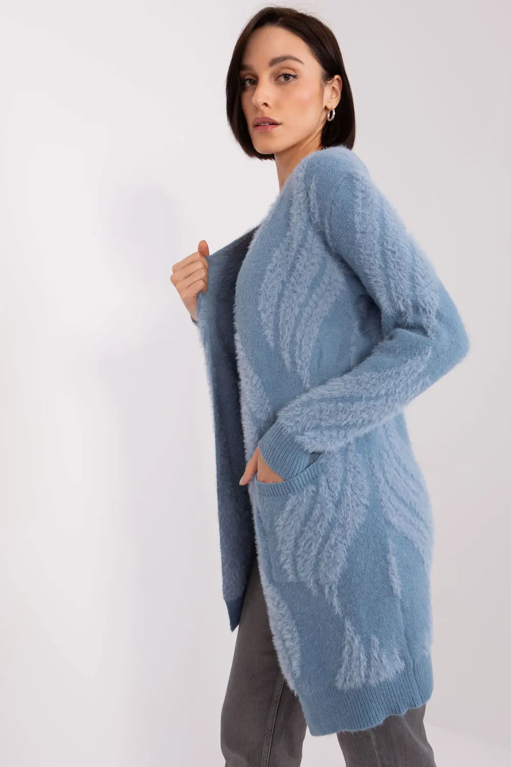 Cardigan bleu – Image 2