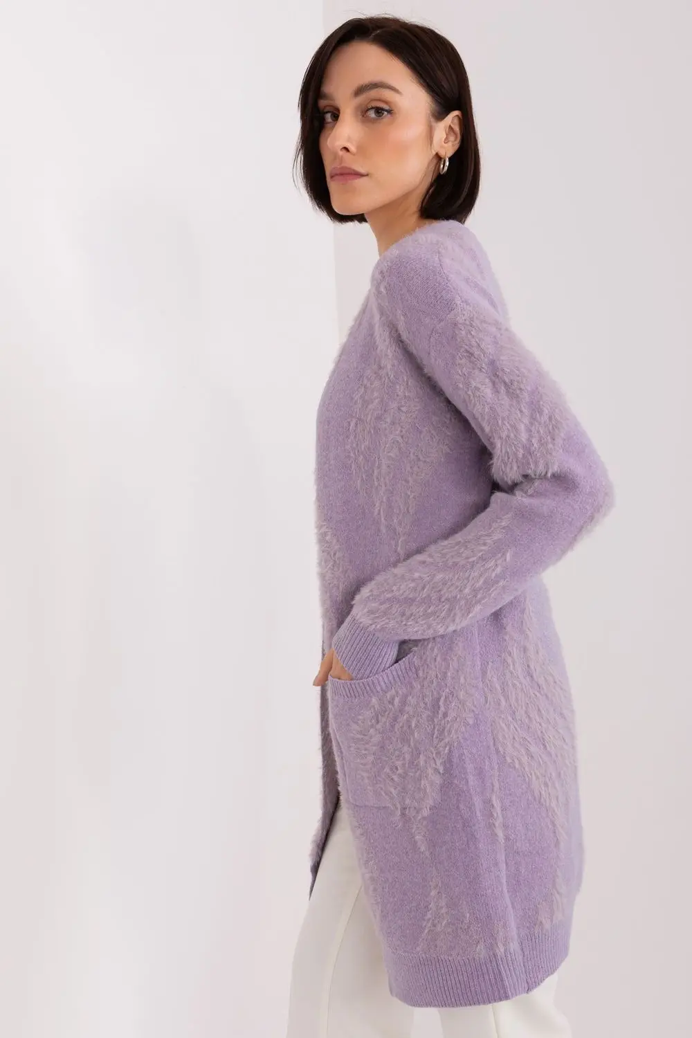 Cardigan violet – Image 2