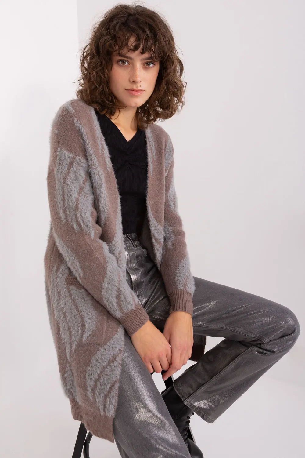 Cardigan brun – Image 4