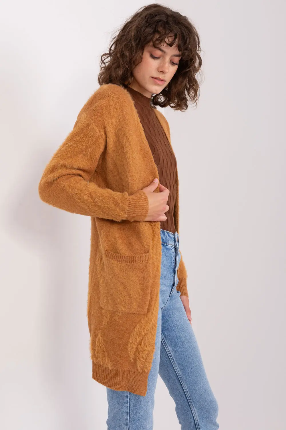 Cardigan brun – Image 2